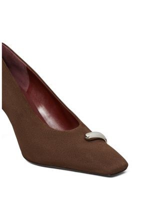Tory Burch Women's Pierced Suede High Heel Pumps, photo 4
