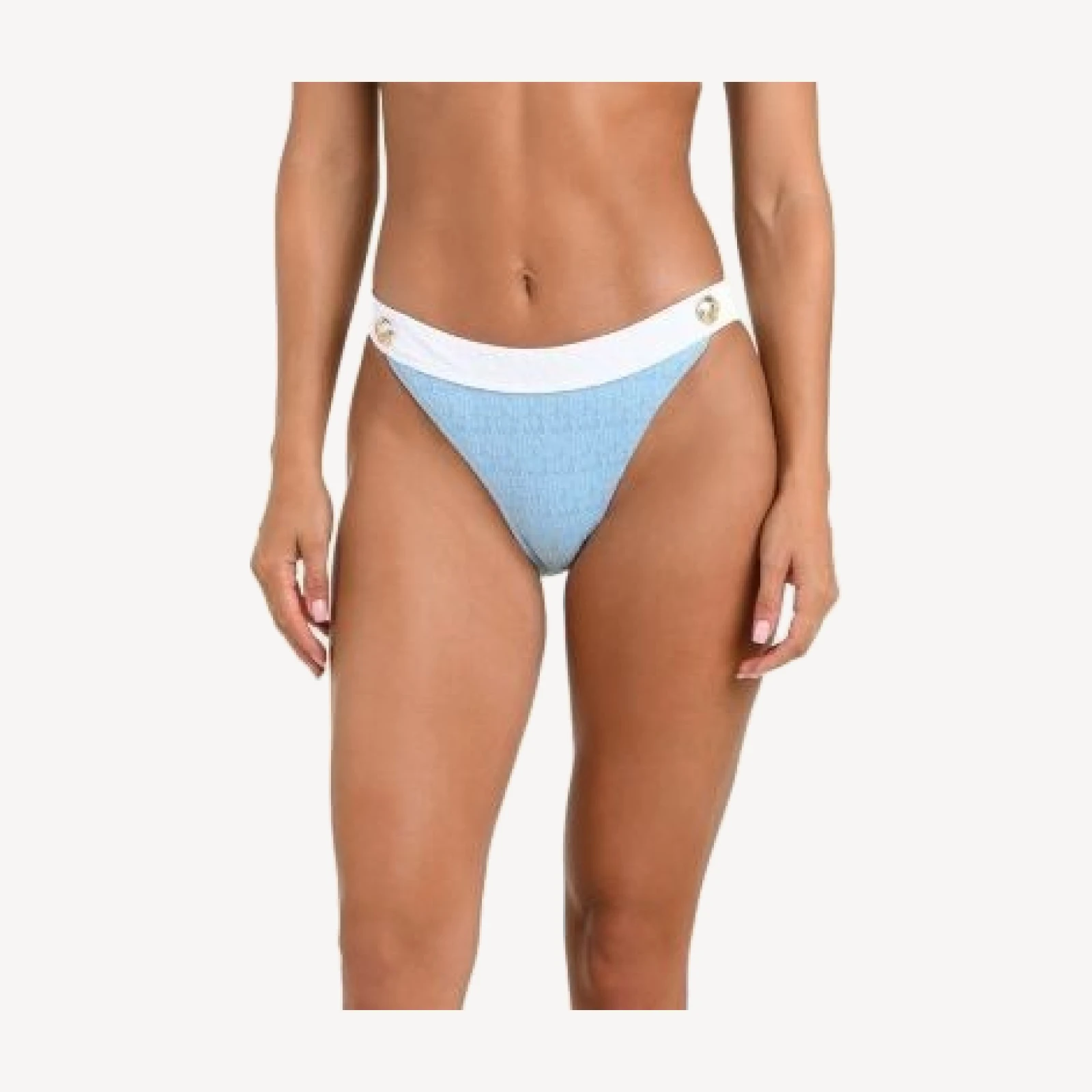 L'Agence Jean Colorblocked Chic Bikini Bottom