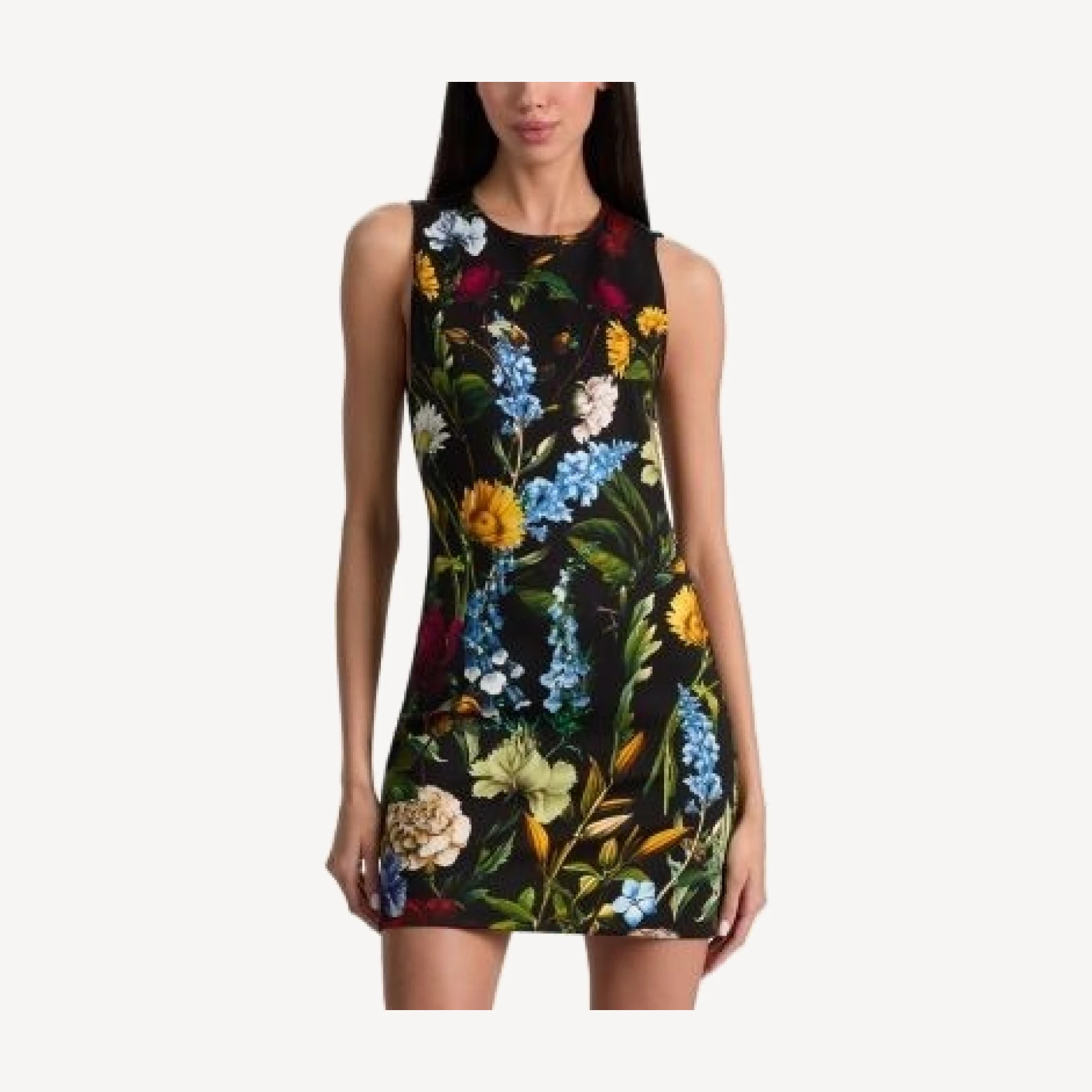 Alice and Olivia Wynell Bodycon Floral Mini Dress