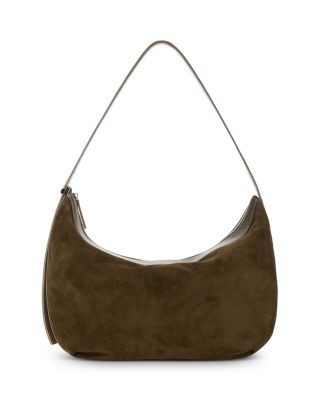 Staud Large Demy Suede Shoulder Bag