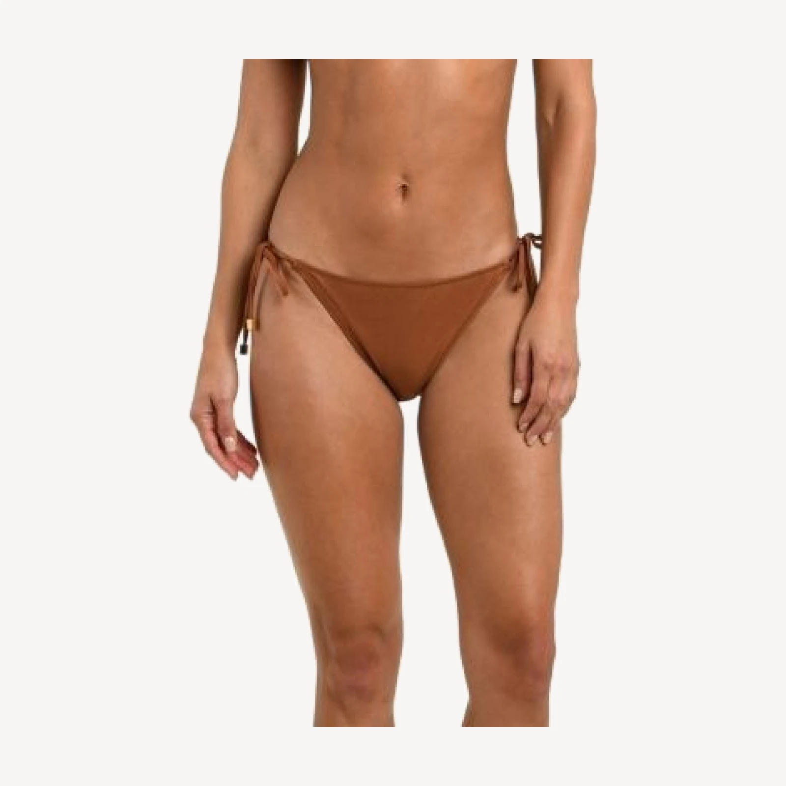 L'Agence Britt Shimmer Side Tie Swim Bottom