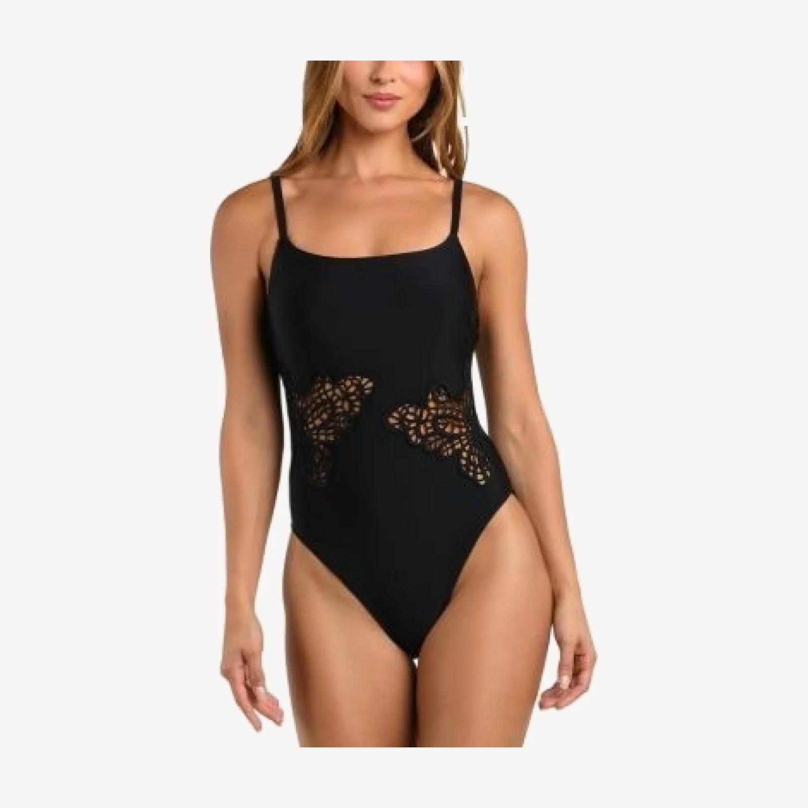 L'Agence Butterfly Crocheted Swimsuit
