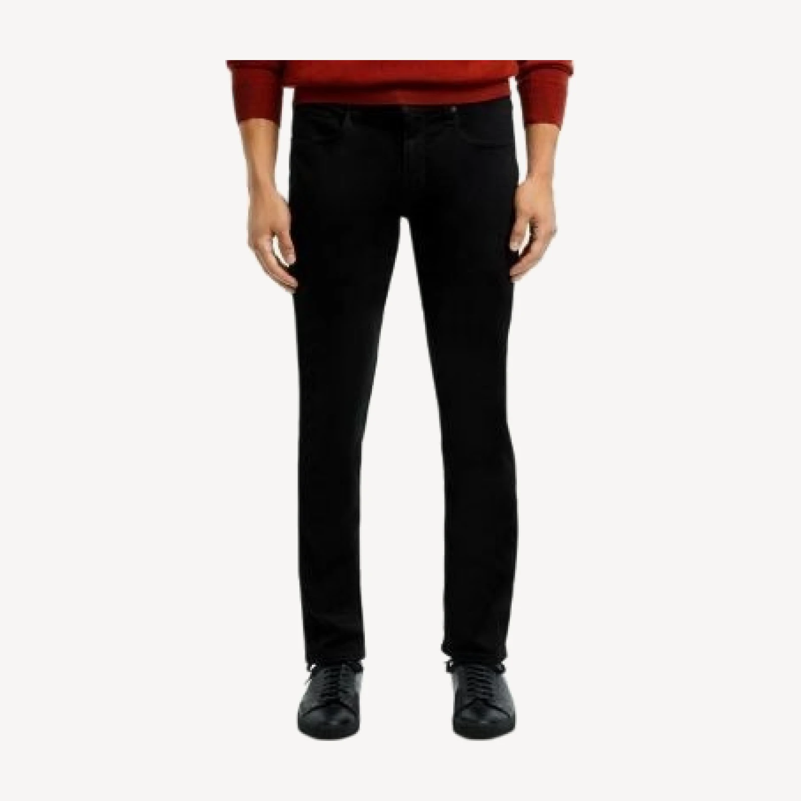 Paige Federal 32 Slim Straight Jeans in Midnight Oil