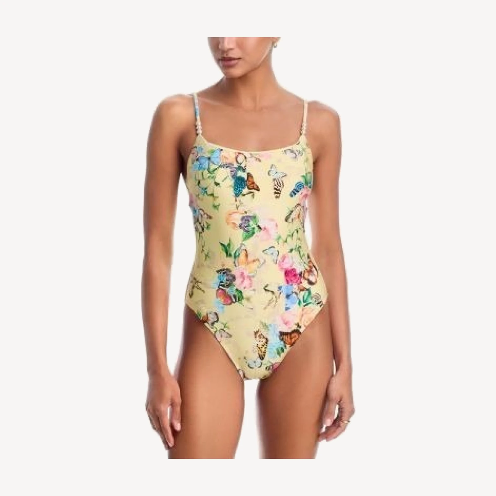 L'Agence Remi Butterflies One Piece Swimsuit