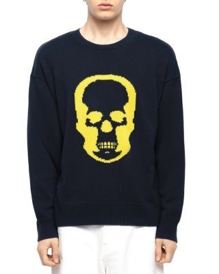 Zadig & Voltaire Cashmere Oversized Skull Sweater