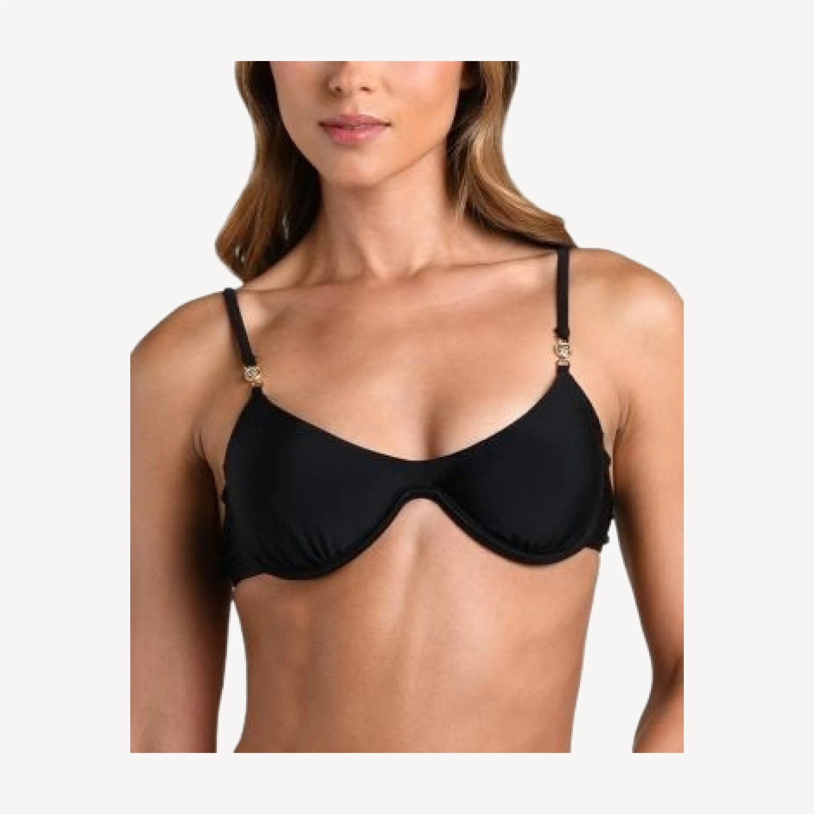 L'Agence Tenali Solid Bikini Top