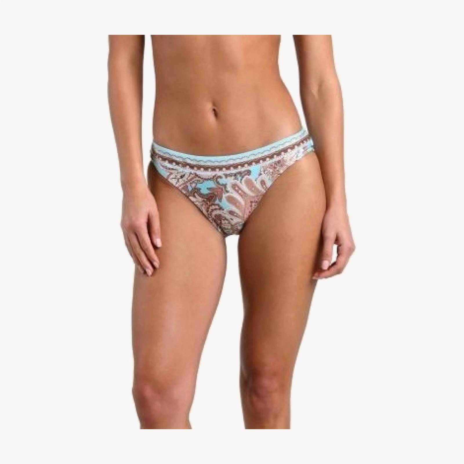L'Agence Nicole Traditional Paisley Bikini Bottom