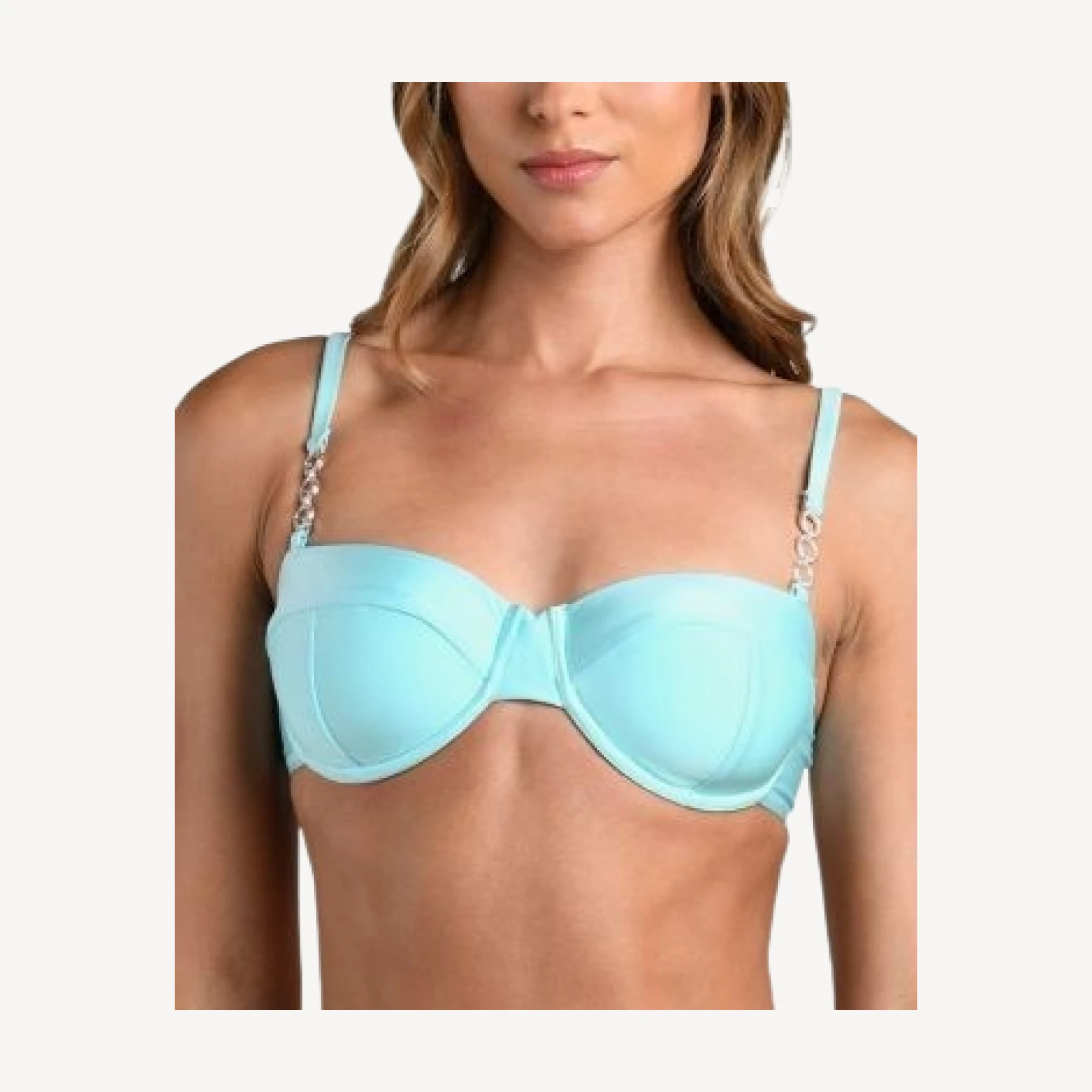 L'Agence Alexandria Ring Solid Bikini Top