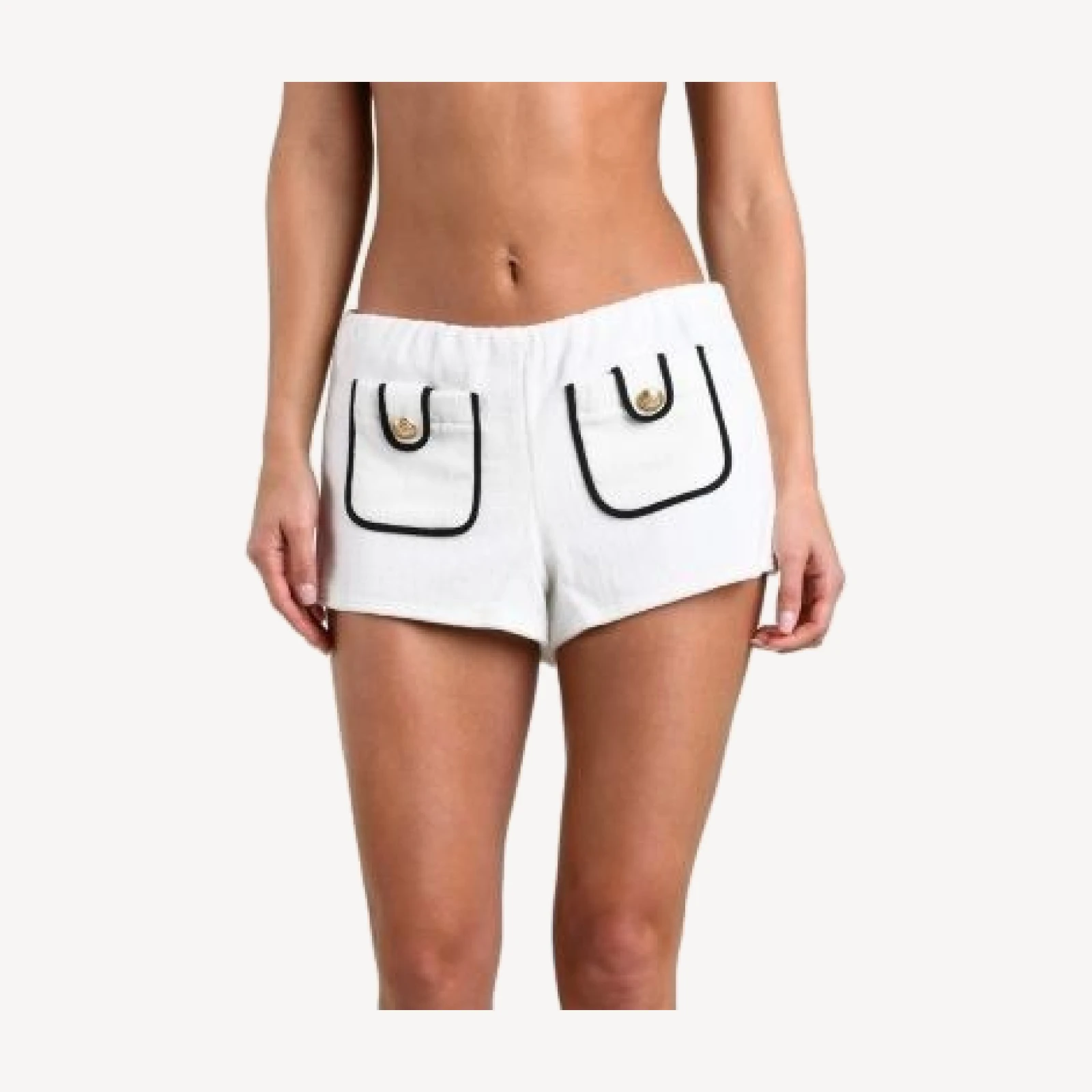 L'Agence Amiya Fine Line Cover Up Shorts