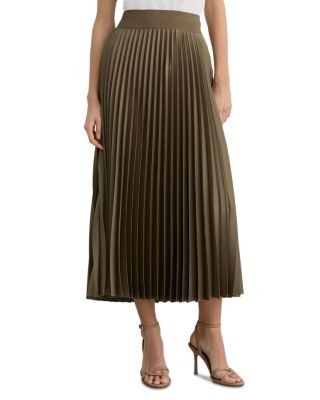 Reiss Seren Pleated Midi Skirt