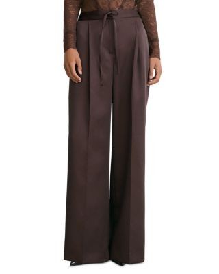 Reiss Satin Wide Leg Pants