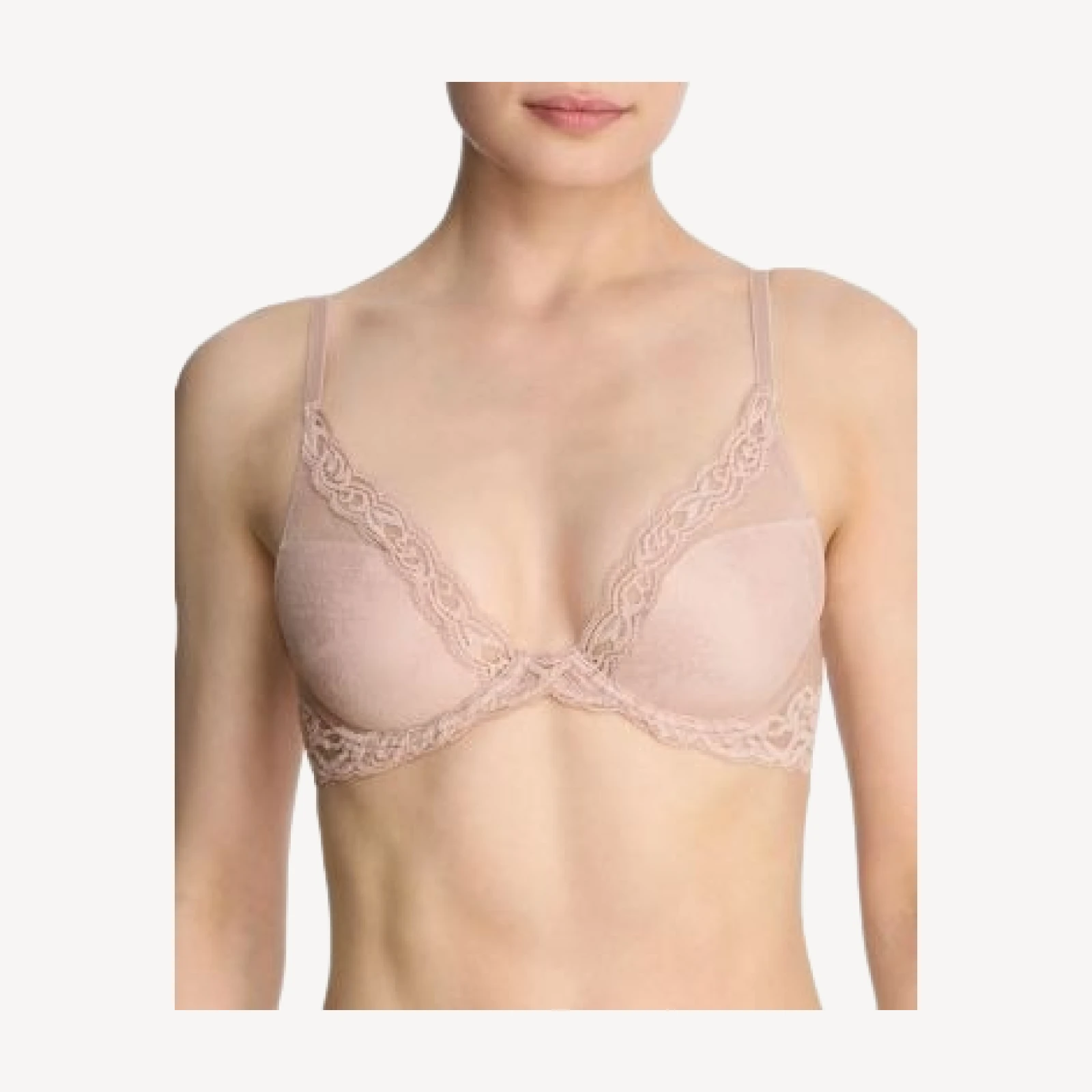 Natori Feathers Contour Plunge Bra