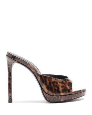 Schutz Women's Sally Patent Leather Platform Stiletto Sandals