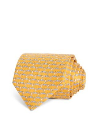 Ferragamo Silk Classic Race Car Tie