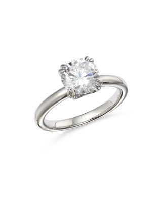 Bloomingdale's Fine Collection Certified Diamond Solitaire Ring in 14K White Gold featuring diamonds with the De Beers Code of Origin, 2.0 tcw