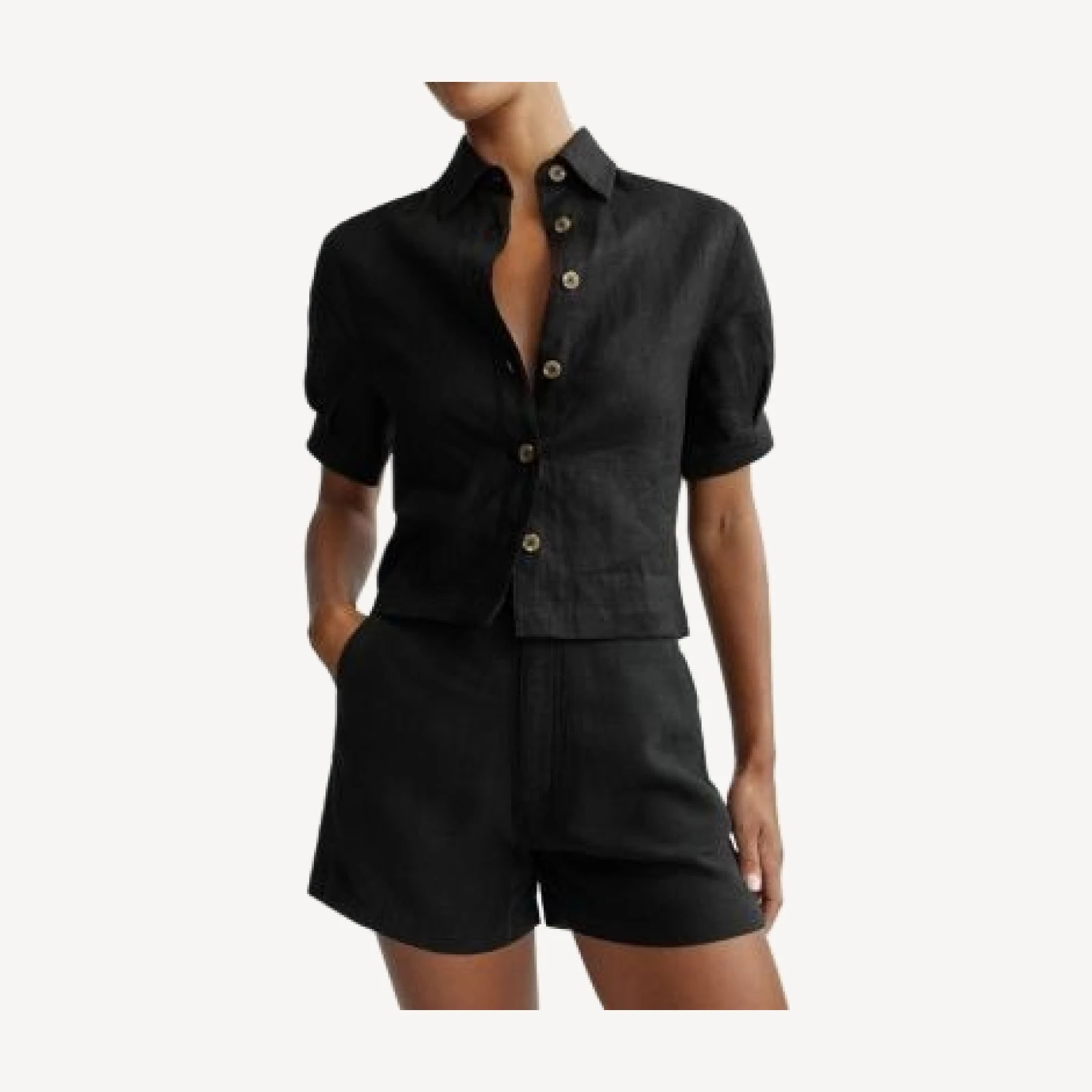 DL1961 Montauk Puff Sleeve Shirt