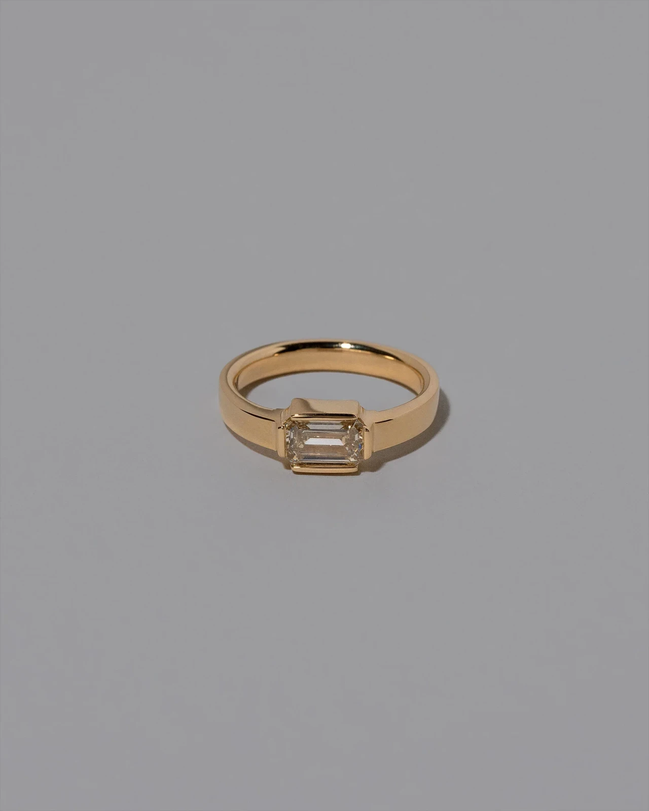 Fold Ring - Champagne Diamond