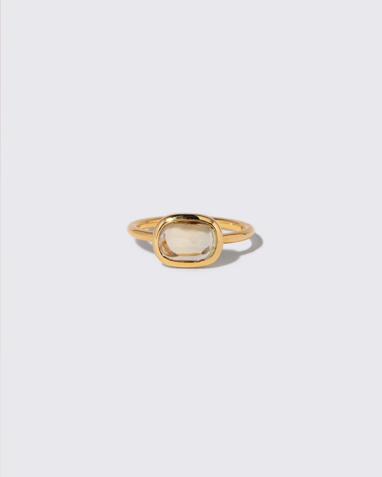 Gusher Ring - Green Sapphire