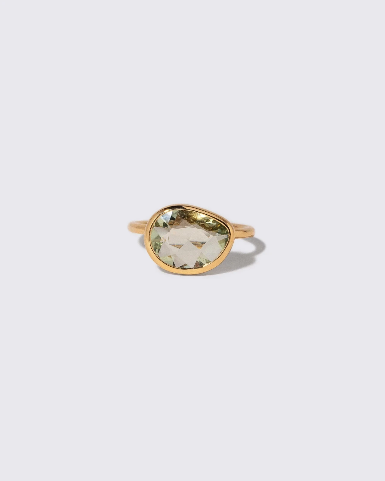 Gusher Ring - Green Sapphire