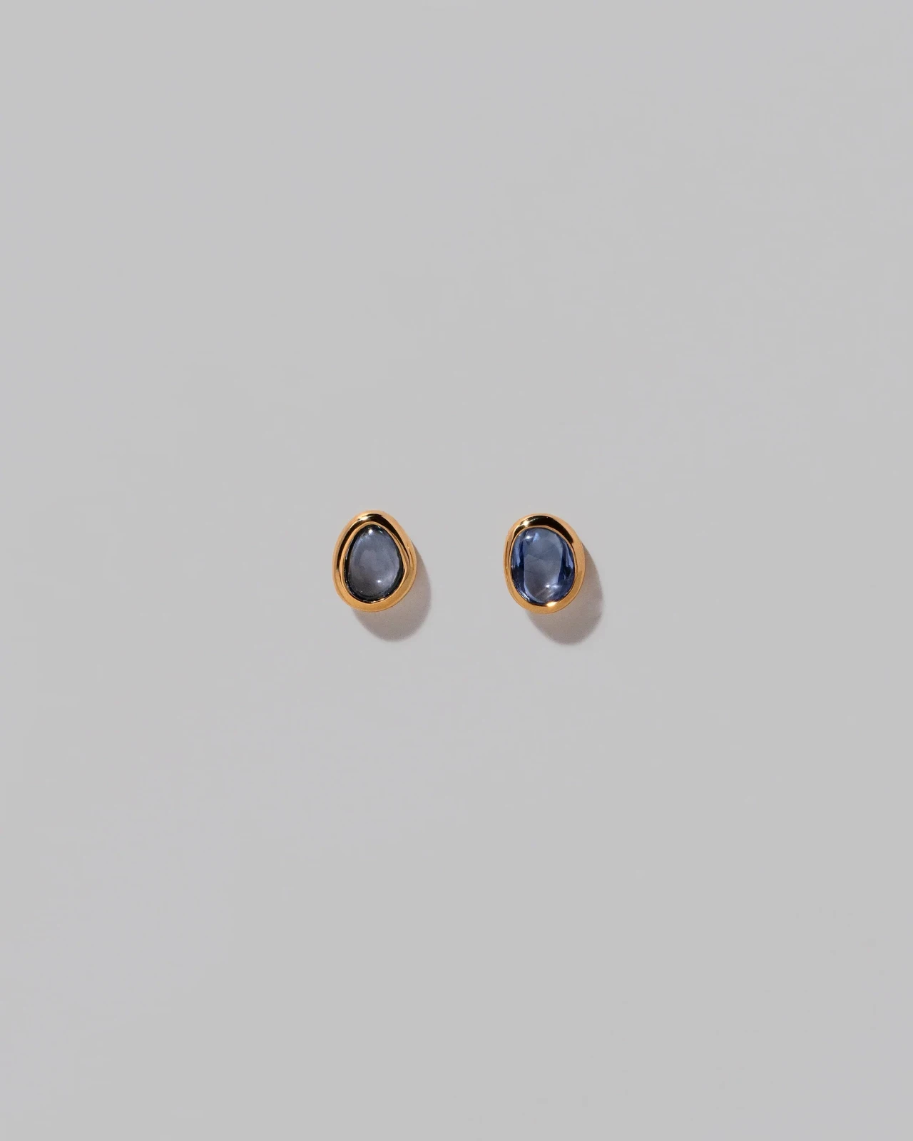 Gusher Stud Earrings - Blue Sapphire
