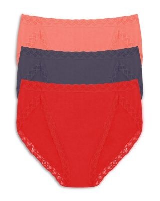 Natori Bliss French Cut Bikinis, Set of 3
