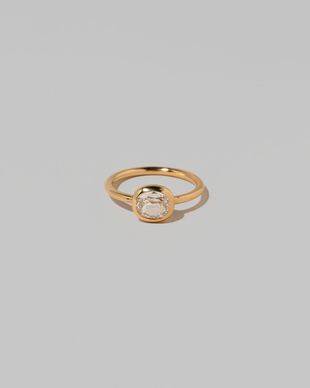 Gusher Ring - Petite Cushion Diamond