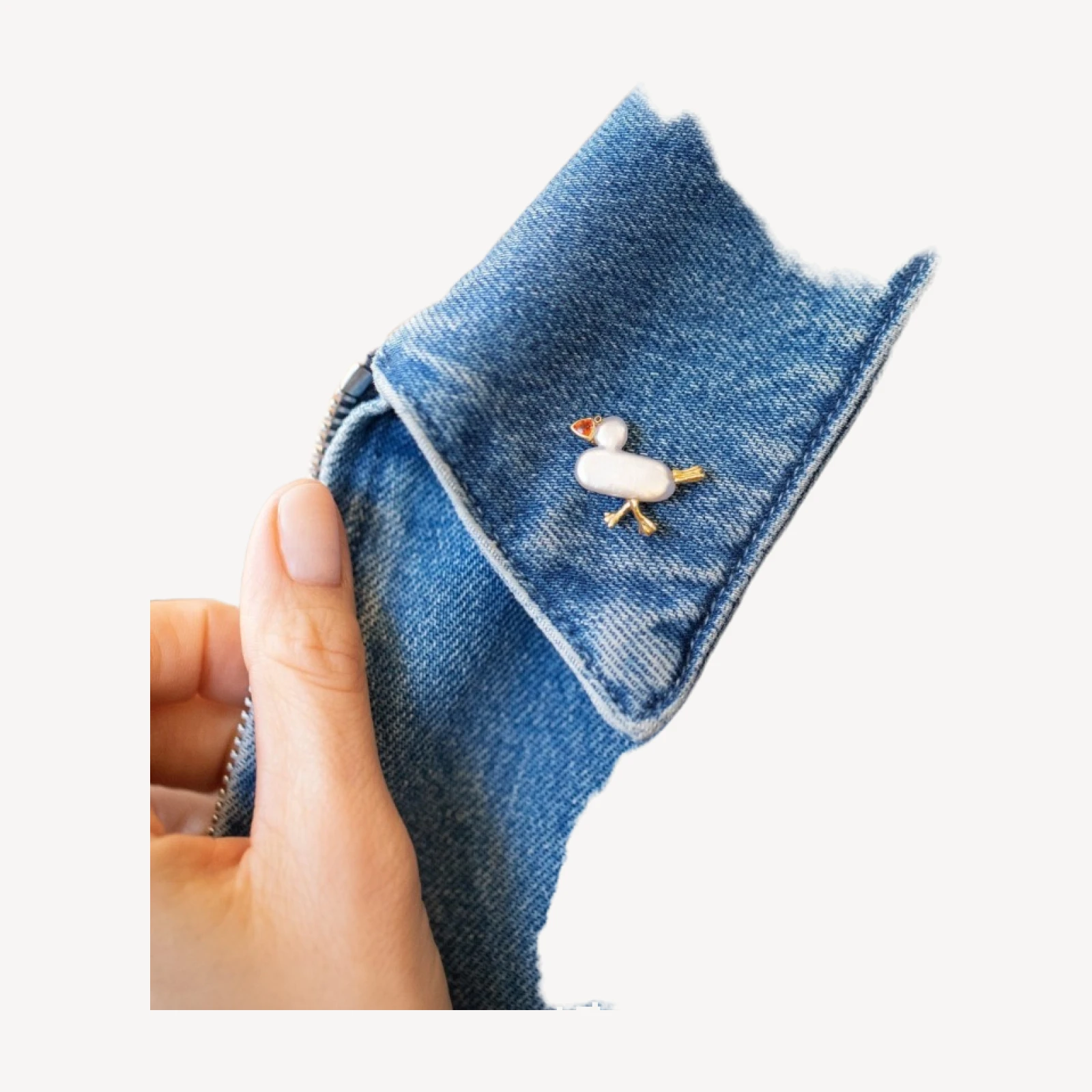 Henrietta Duck Brooch