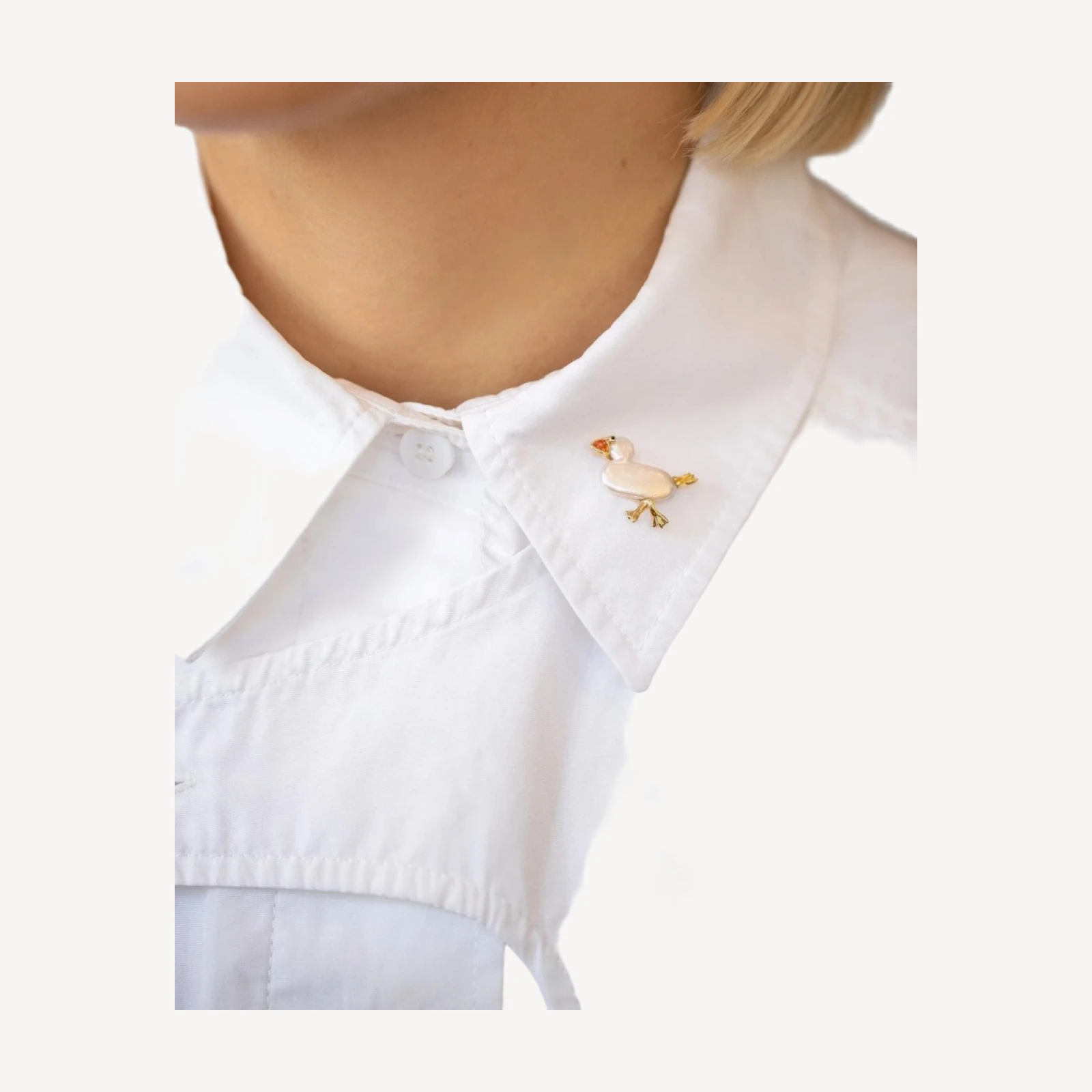 Henrietta Duck Brooch