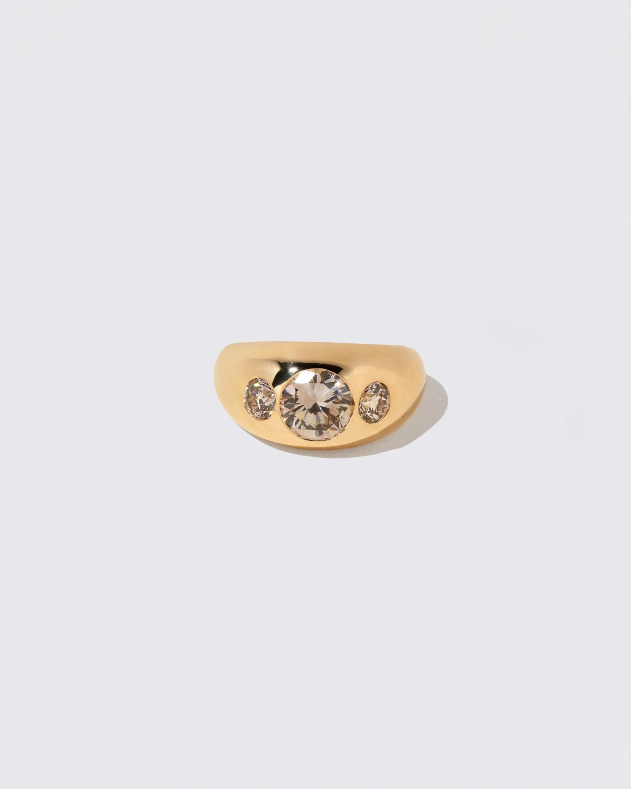 Saturn Ring - Champagne Diamond