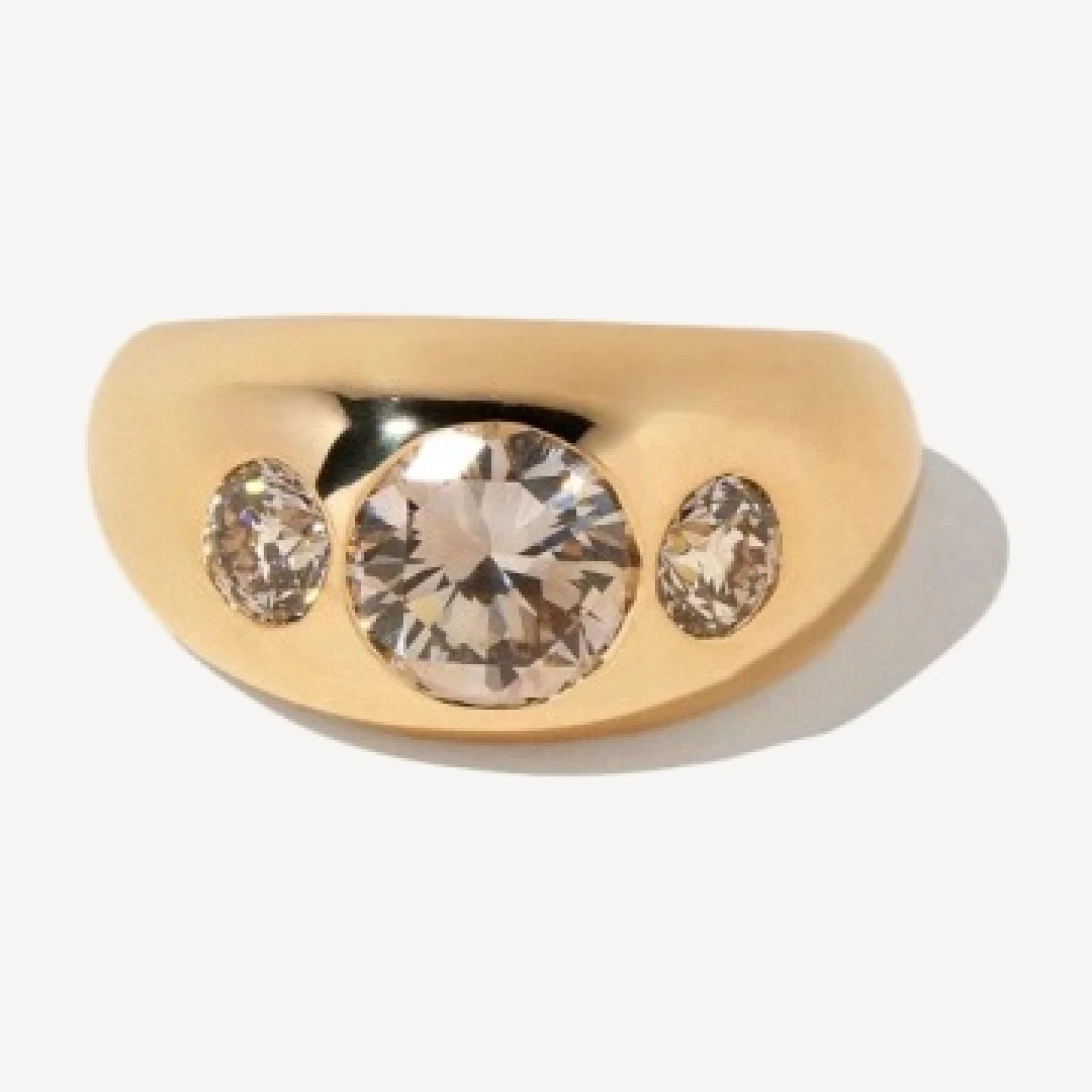 Saturn Ring - Champagne Diamond