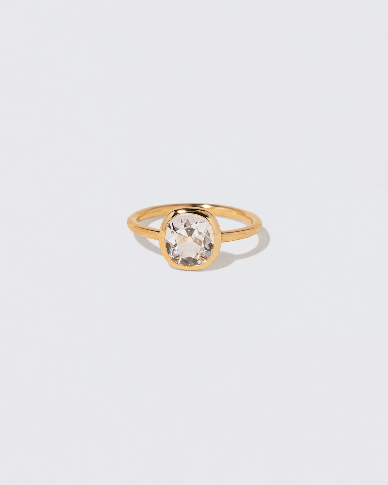 Gusher Ring - Petite Cushion Diamond