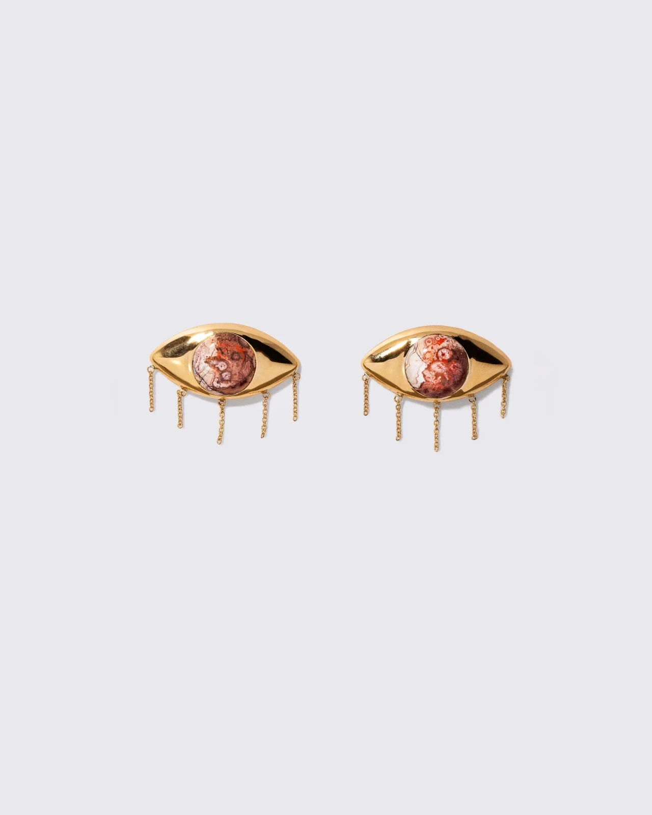 Agate Eye Earrings