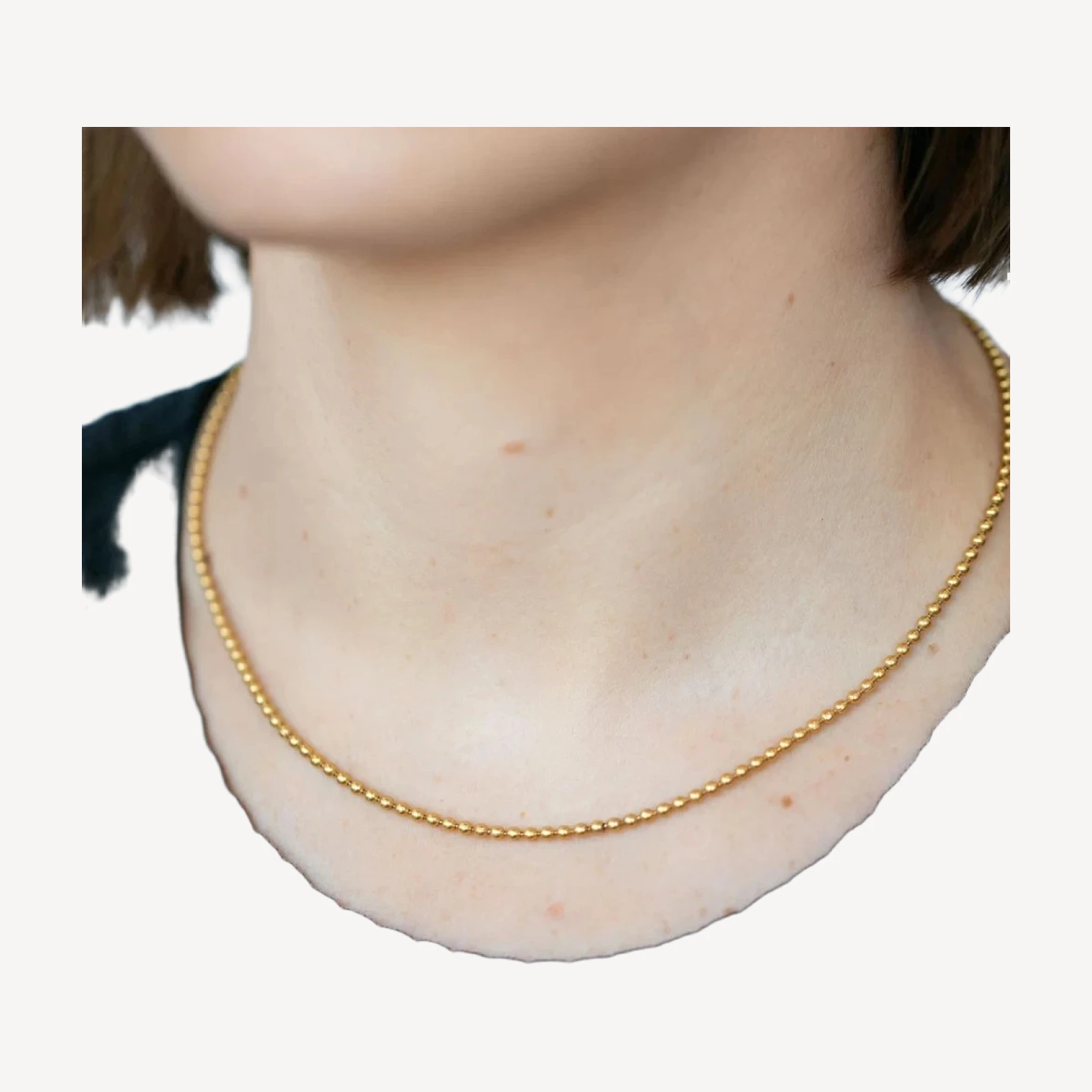 Vintage Ball Chain Necklace