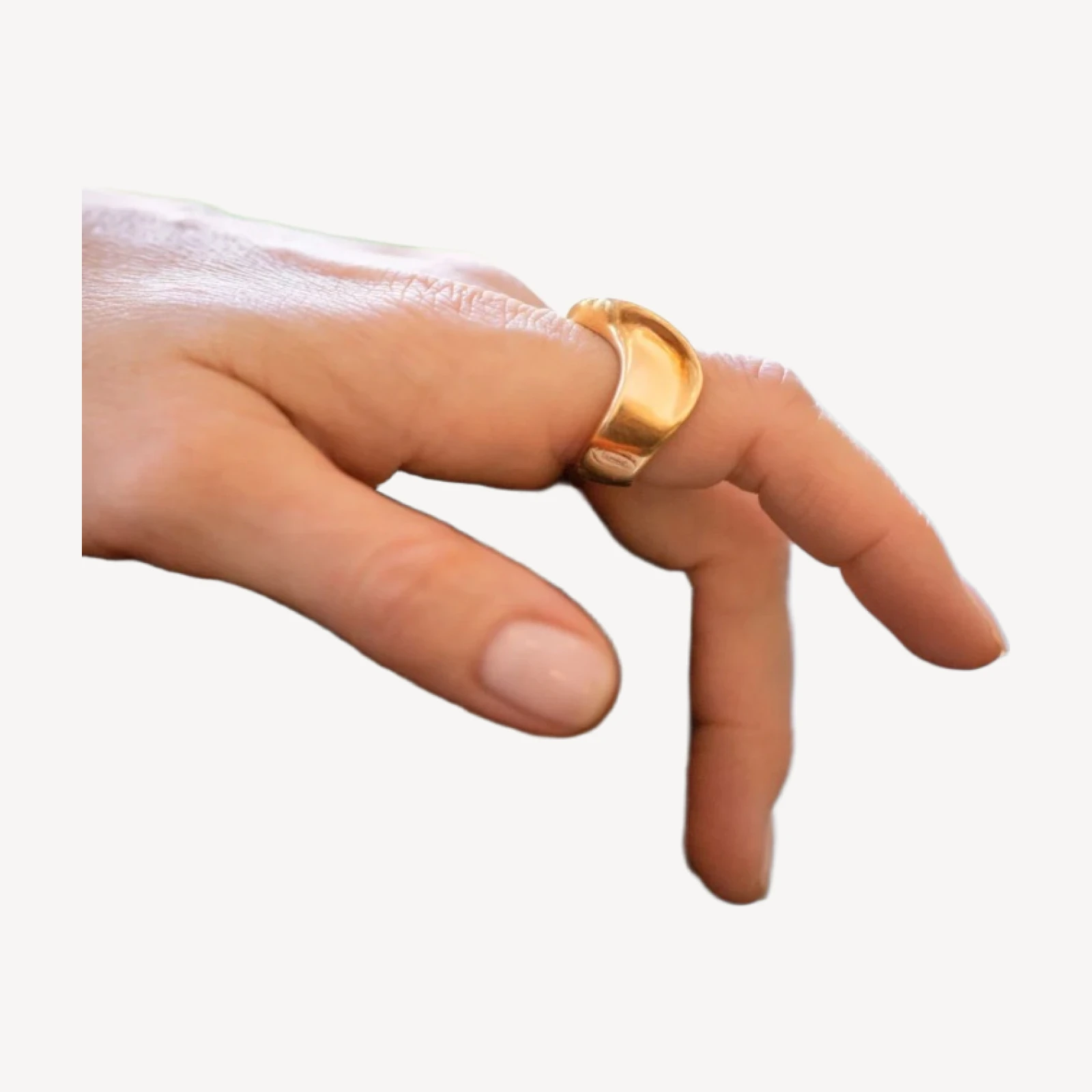 Vintage Gold Ribbon Ring