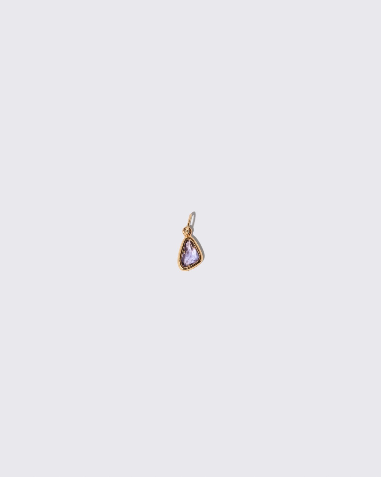 Gusher Charm - Blue Sapphire