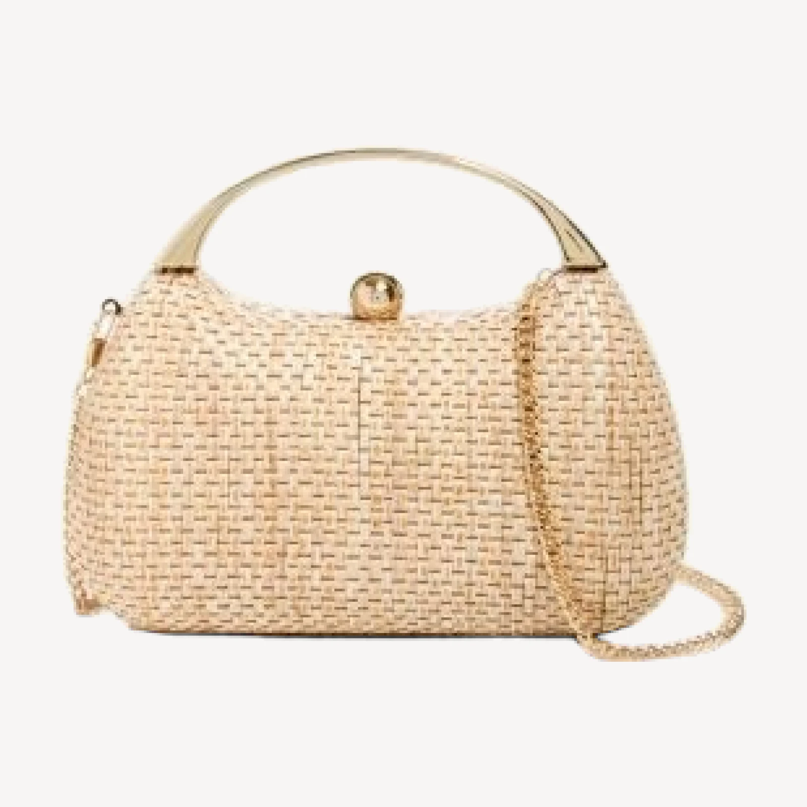 Aqua Straw Style Minaudiere - Exclusive