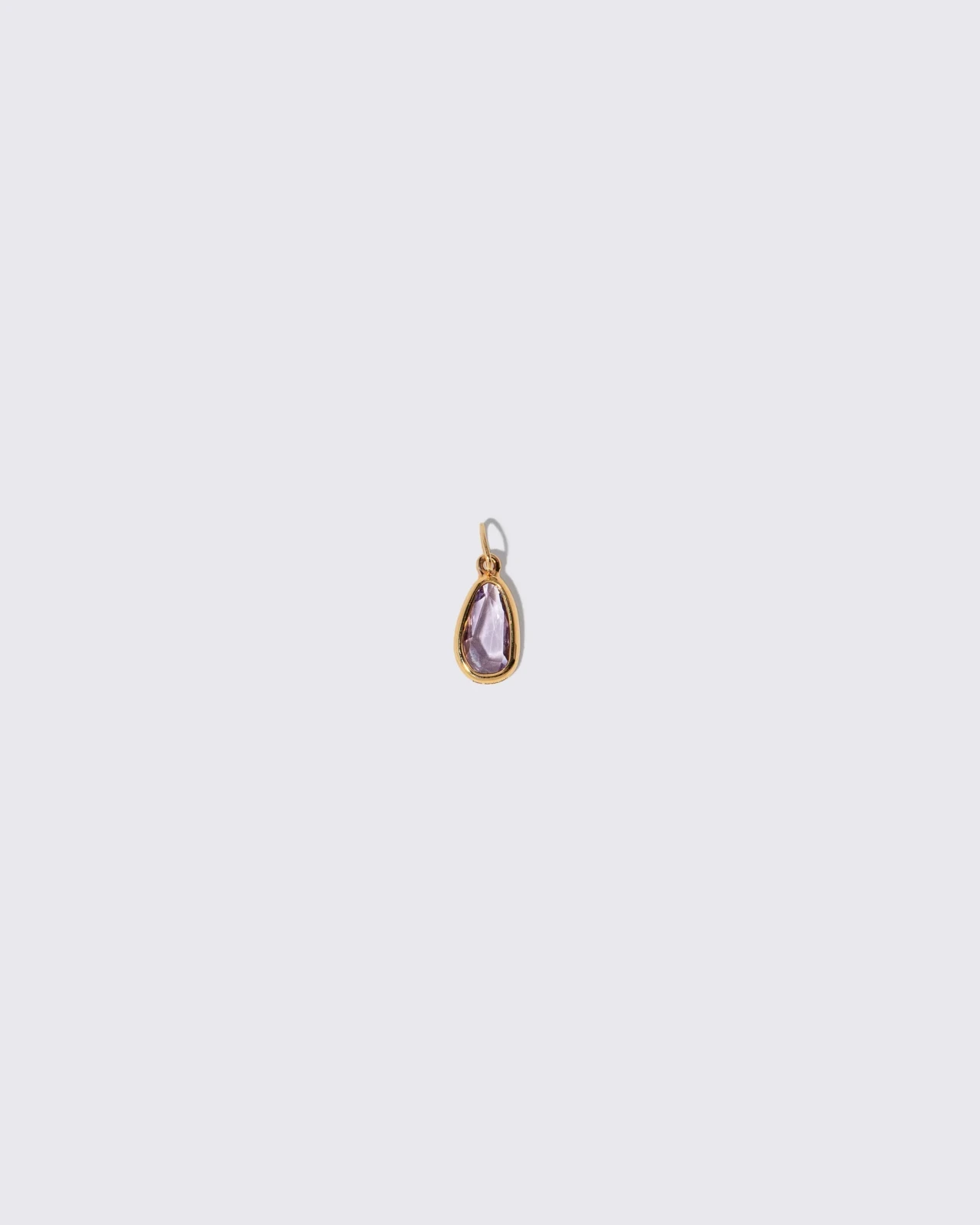 Gusher Charm - Purple Sapphire