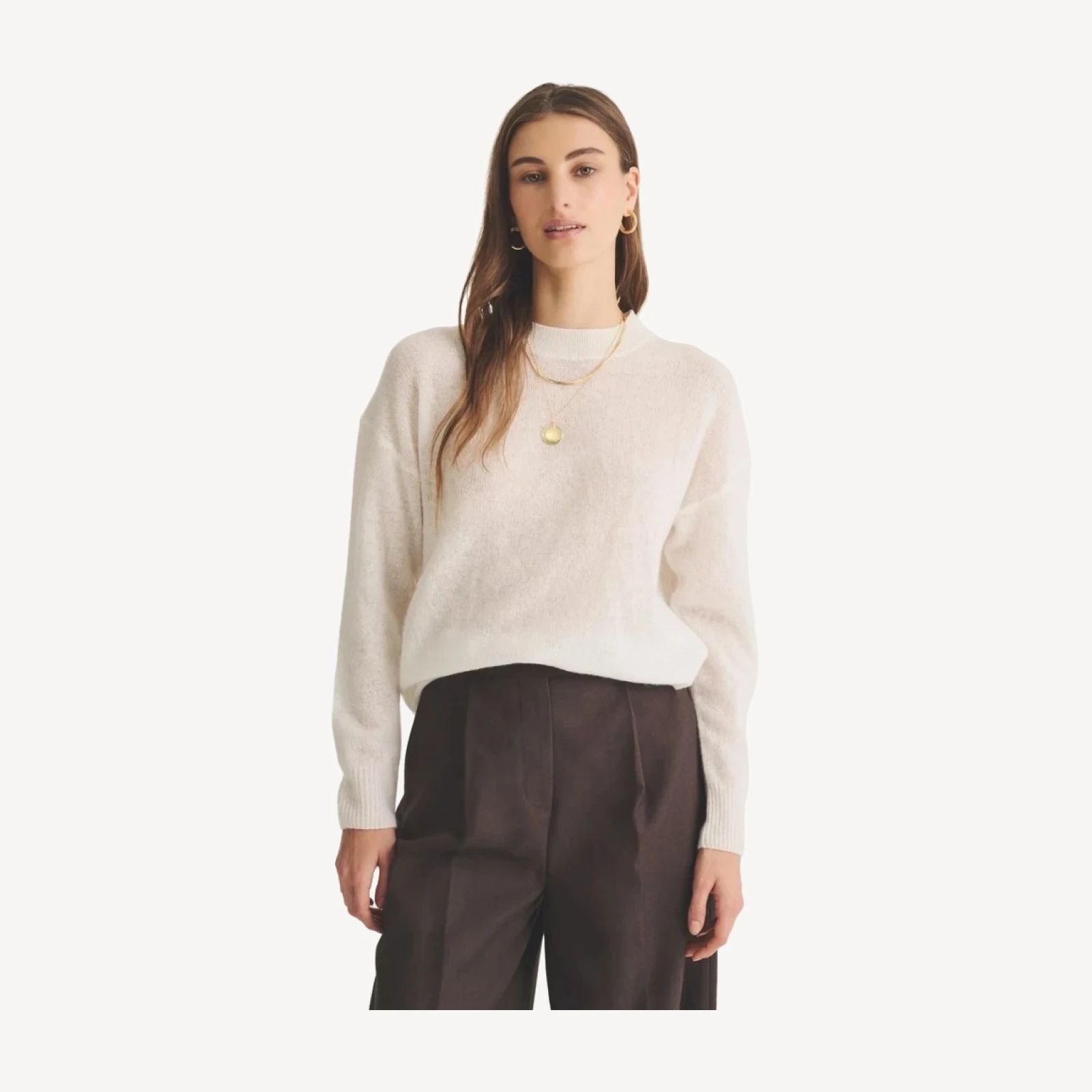 Featherweight Cashmere Crewneck Sweater