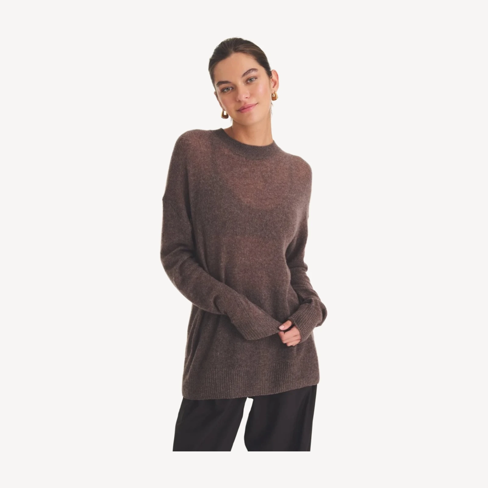 Featherweight Cashmere Crewneck Sweater