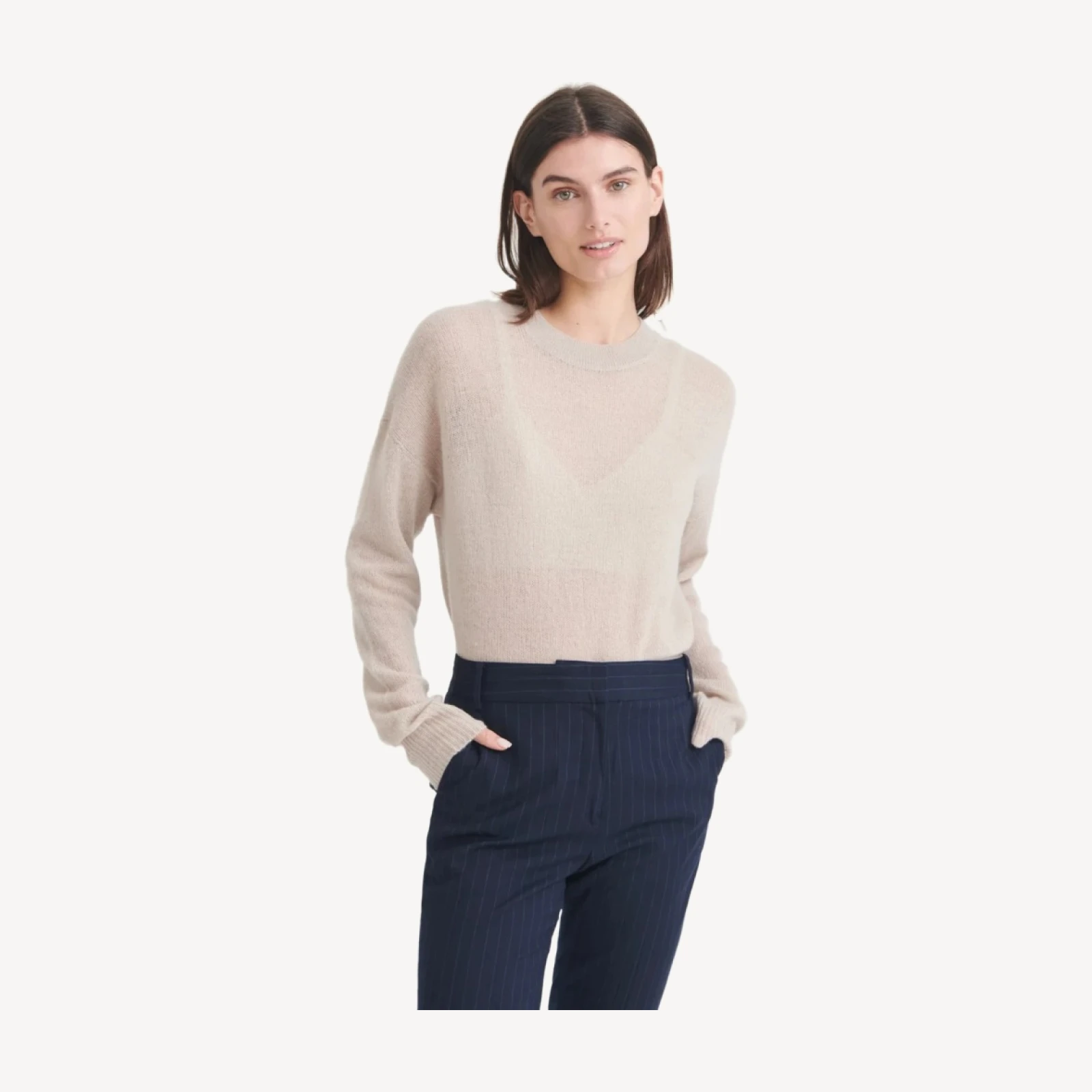 Featherweight Cashmere Crewneck Sweater