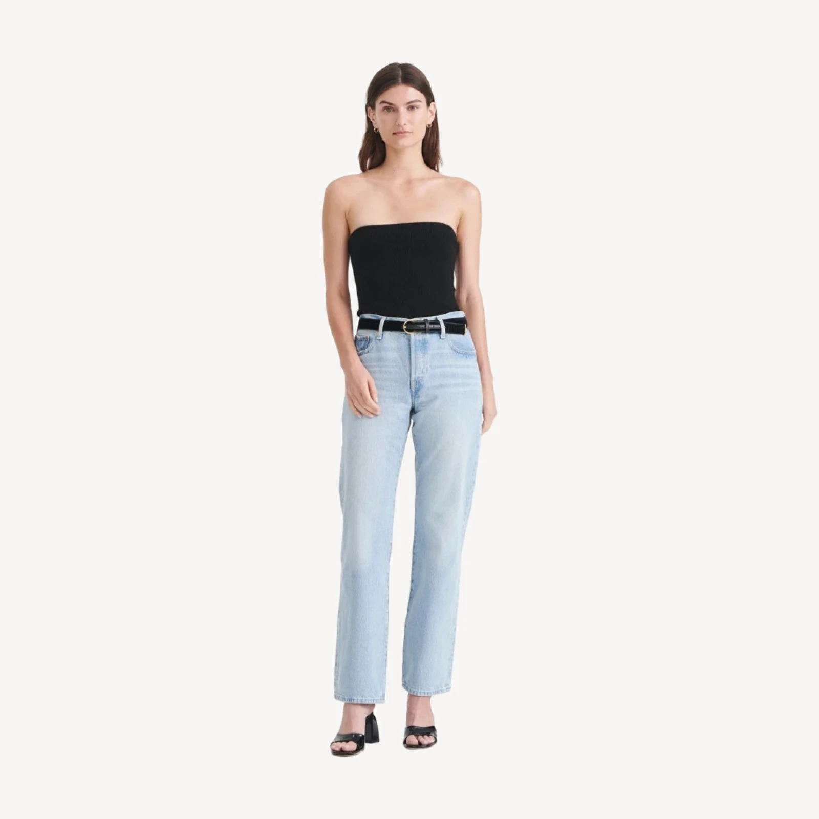 Signature Cashmere Ribbed Tube Top