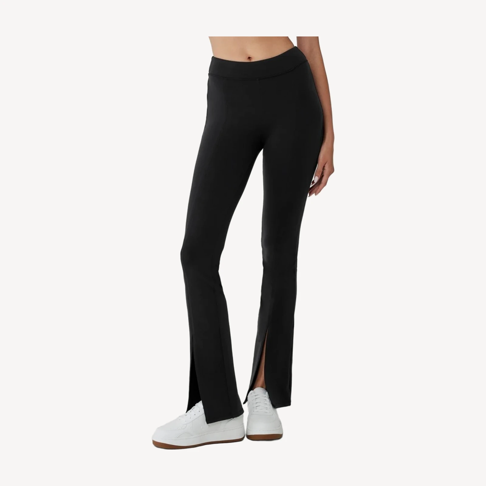 Airbrush High-Waist Flutter Legging - Black
