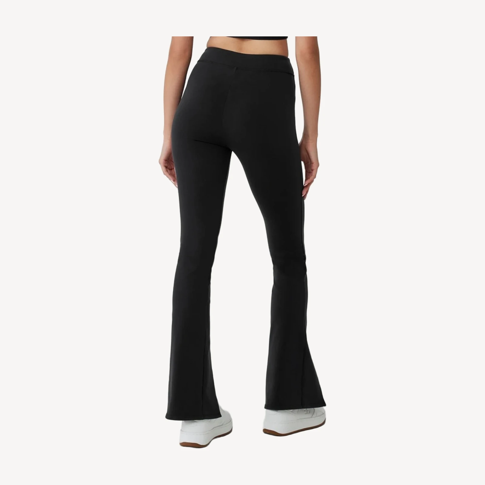 Airbrush High-Waist Flutter Legging - Black