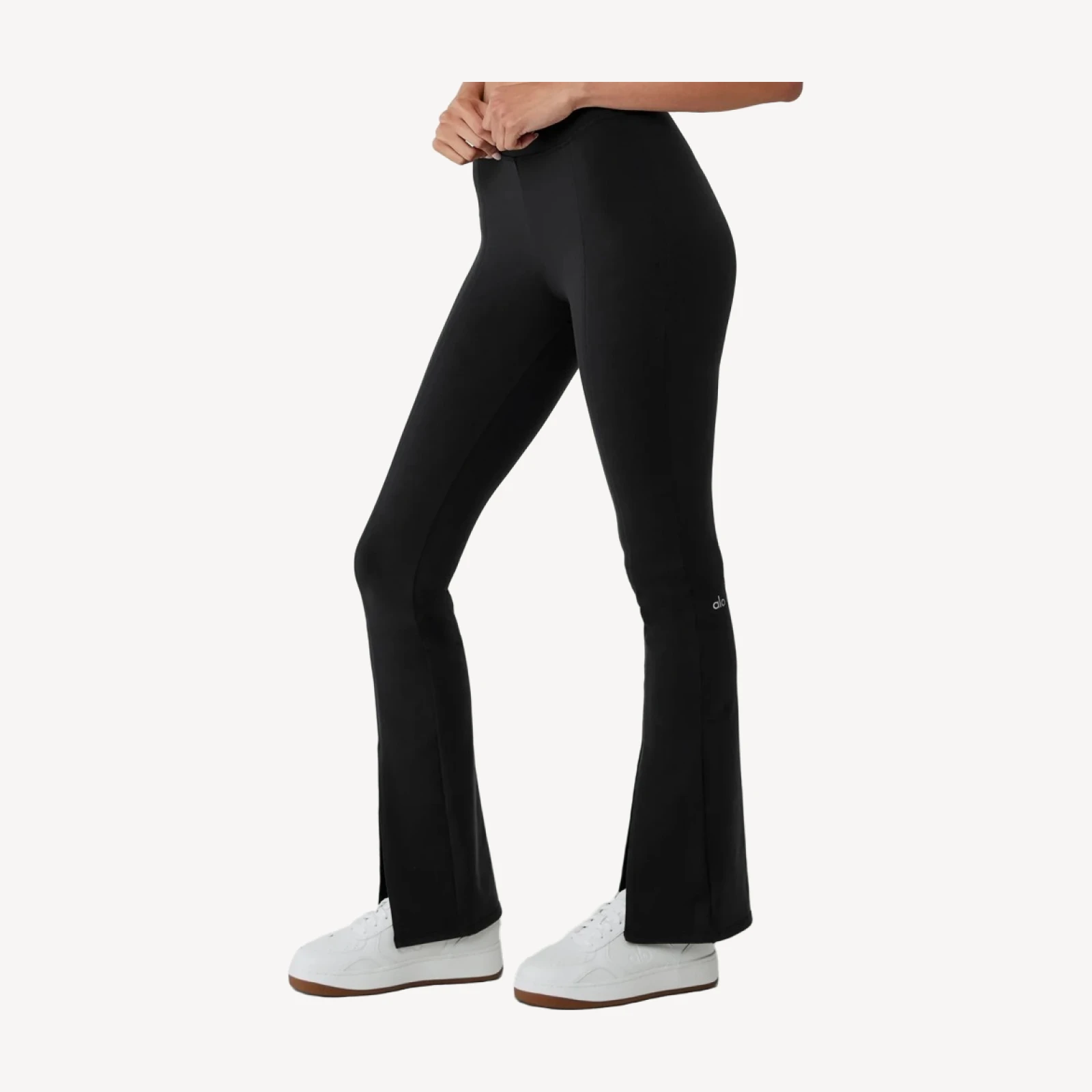 Airbrush High-Waist Flutter Legging - Black