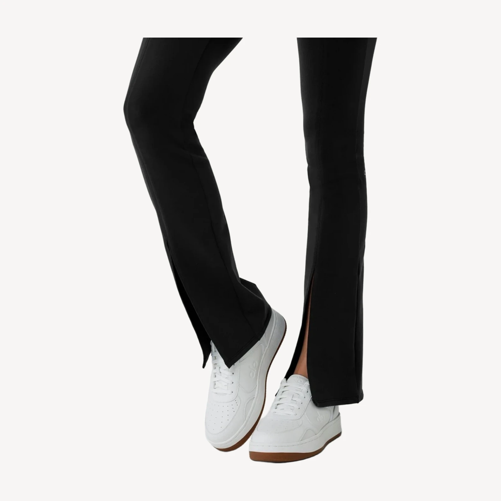 Airbrush High-Waist Flutter Legging - Black