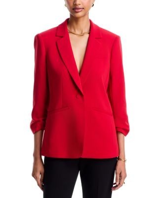 Cinq a Sept Khloe Ruched-Cuff Blazer