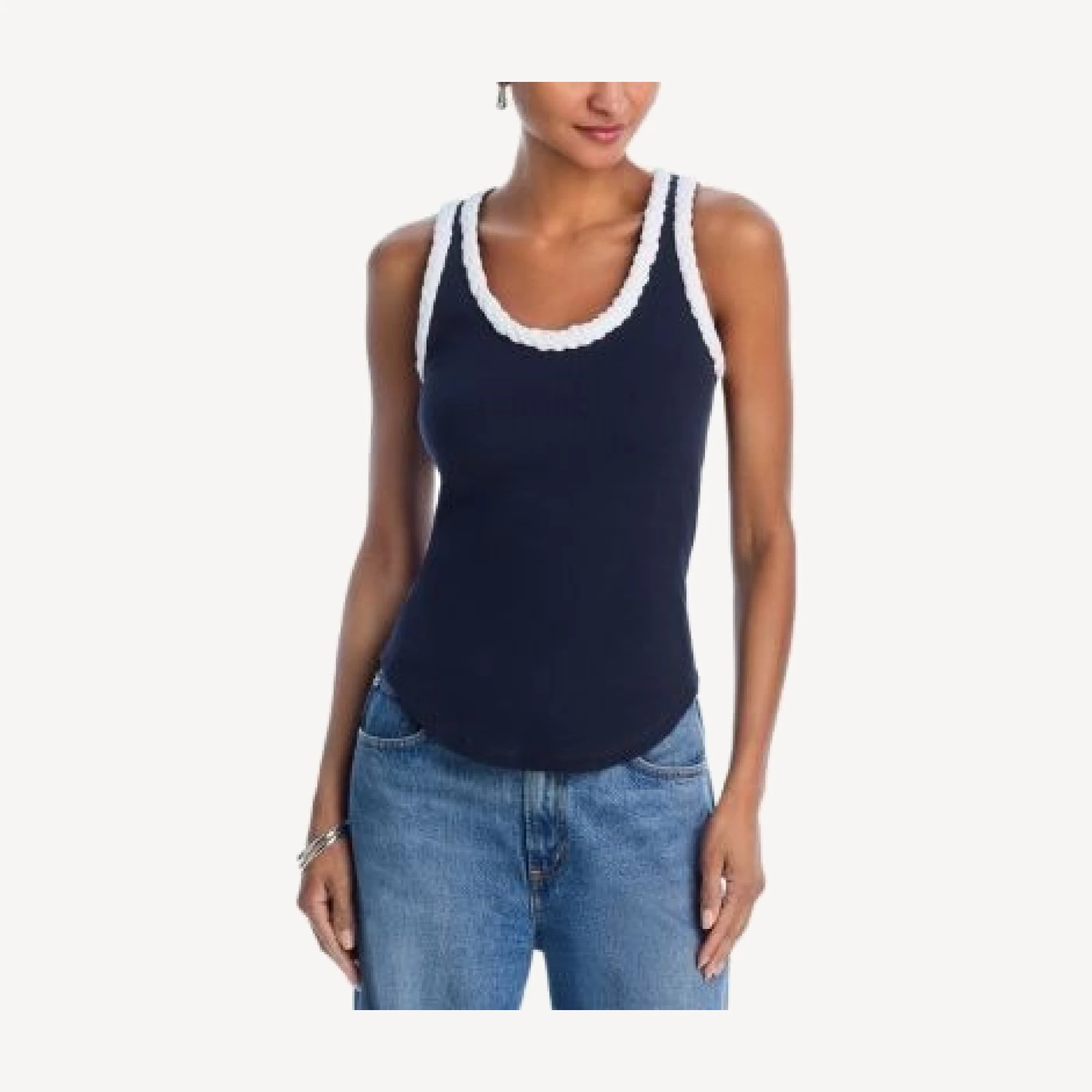Cinq a Sept Braided Tank Top