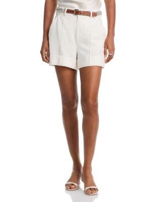 Cinq a Sept Rhinestone Belt Ester Shorts