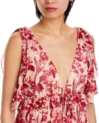 Cinq a Sept Floral Ribbons Omelia Gown