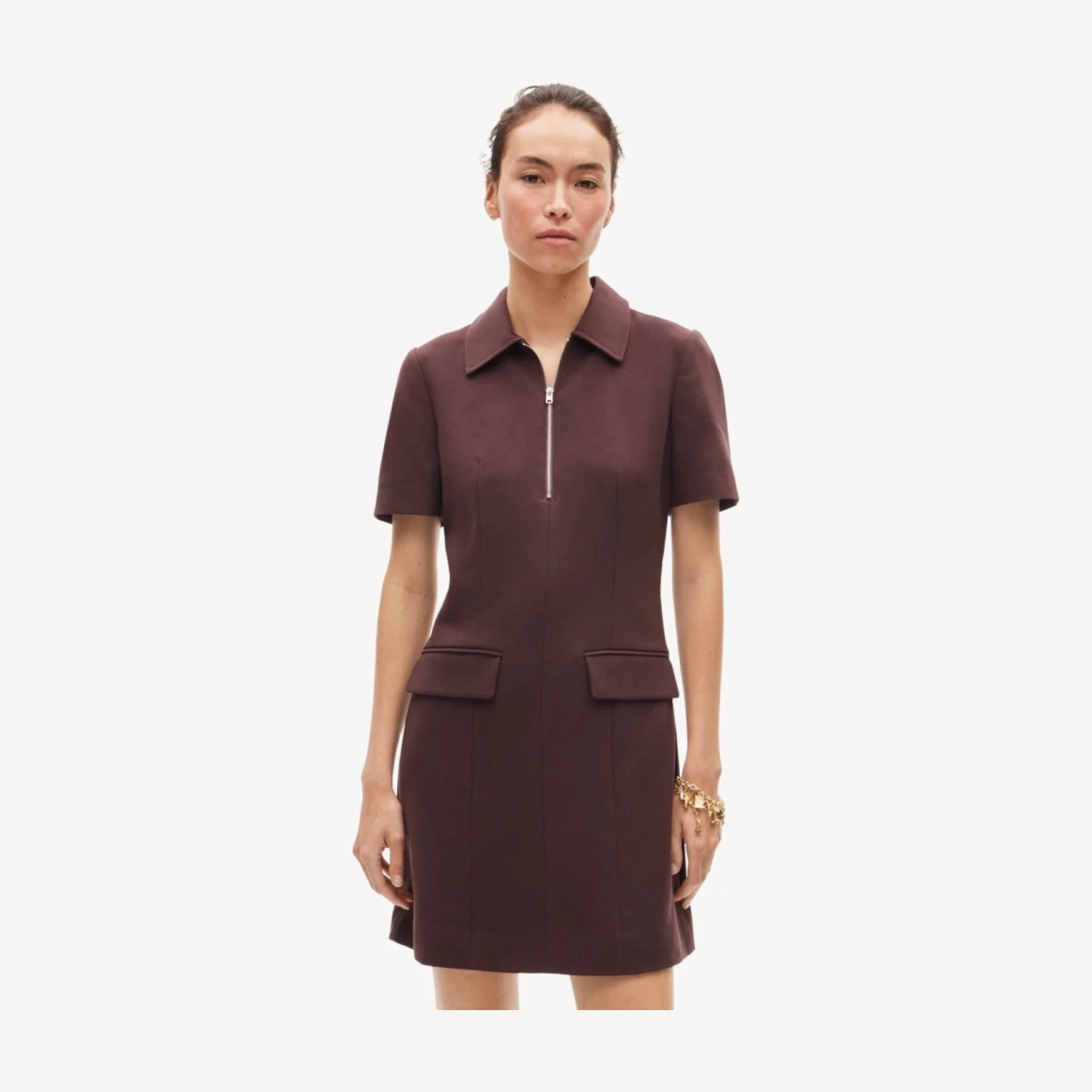Parc dress in four-season stretch
